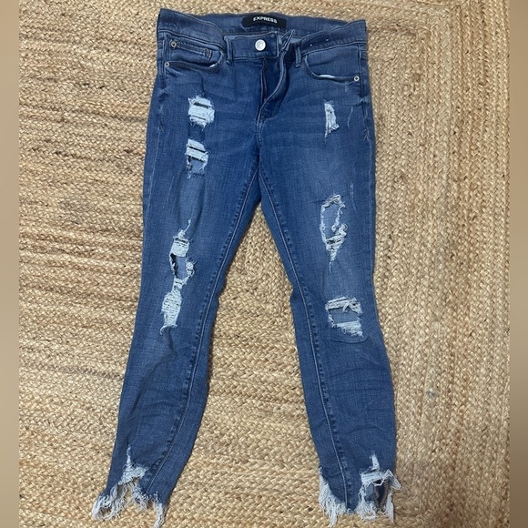 Express Denim - Petite Express Performance Ankle Denim Jeans